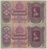 1930. 100P (2x) sorszámkövetők + 1930. 100P (2x) sorszámkövetők T:I,I-