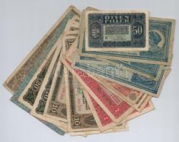 1913-1923. 20db-os vegyes magyar korona bankjegy tétel T:III,III-