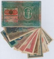 1912-1923. 12db-os vegyes magyar korona bankjegy tétel T:III,III-