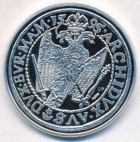 DN "Történelmi féltallérok utánveretben - II. Rudolf féltallérja 1595" Ag emlékérem tanúsí...