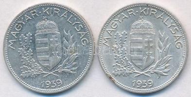 1939. 1P Ag (2x) T:1-,2
Adamo P6