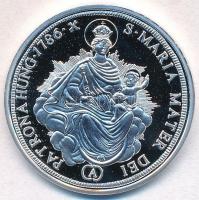 DN "Történelmi féltallérok utánveretben - II. József féltallérja 1786" Ag emlékérem tanúsí...