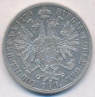 Ausztria 1879. 1Fl Ag "Ferenc József" T:2,2- 
Austria 1879. 1 Florin Ag "Franz Josep...