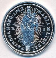 DN "Történelmi féltallérok utánveretben - Mária Terézia féltallérja 1742" Ag emlékérem tan...