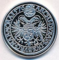 DN "Történelmi féltallérok utánveretben - I. Miksa féltallérja 1576" Ag emlékérem tanúsítv...