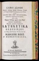 Lang János: Németh Országi Buzgó Plébánus Úrnak A' Felséges Tsászár' Tartományiban-lévő Né...