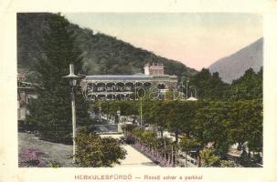Herkulesfürdő, Baile Herculane; Rezső udvar és park / spa (EK)
