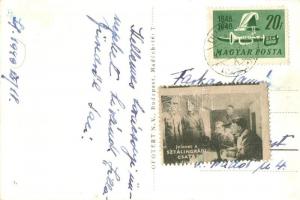 Lillafüred, Palota szálló. Hátoldalon jelenet a Sztálingrádi csatából