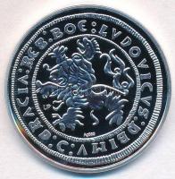 DN "Történelmi féltallérok utánveretben - Joachimsthaler féltallér" Ag emlékérem tanúsítvá...