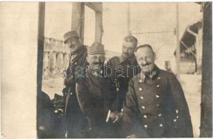 ~1916 Első világháborús katonai lap, katonák / WWI K.u.K. military, soldiers, Salgó photo