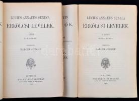 Lucius Annaeus Seneca: Erkölcsi levelek I-II. kötet. I-X,XI-XX. könyv. Fordította Barcza József. Gör...