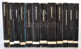 Izmusok sorozat 12 kötete: A klasszicizmus, A manierzimus, A futurizmus, A szimbolizmus, A szürreali...