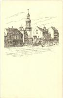 Sopron, A Soproni Városszépítő Egyesület kiadása - 8 db képeslap / 8 postcards