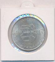 1946. 5Ft Ag "vastag Kossuth" fordított peremirattal T:1-,2 
Adamo F8