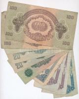 1944. 1P-100P (10x) "A Vörös Hadsereg Parancsnoksága" T:III,III-