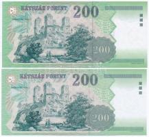 2002. 200Ft "FA" + 2006. 200Ft "FB" T:I