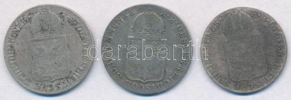 Ausztria 1849A 6kr Ag (2x) + 1849C 6kr Ag T:2-,3
Austria 1849A 6 Kreuzer Ag (2x) + 1849C 6 Kreuzer ...