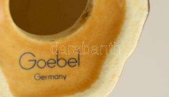 Goebel yorkshire terrier, mázas kerámia, kézzel festett, jelzett, apró kopással, m: 6,5 cm