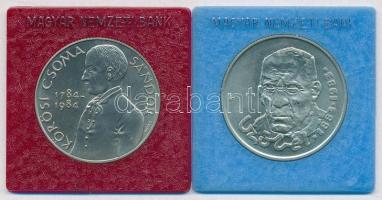 1983. 100Ft alpakka "Czóbel Béla" eredeti tokban, tanúsítvánnyal + 1984. 100Ft alpakka &qu...
