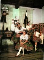 13 db MODERN magyar népviselet motívumlap / 13 MODERN Hungarian traditional costume motive cards