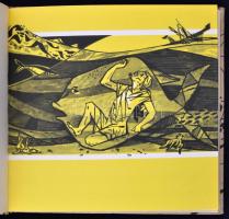 Babits Mihály: Jónás könyve. Kádár György illusztrációival. Bp., 1961, Magyar Helikon. Kiadói kissé ...