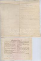 7db-os vegyes értékpapír tétel, közte 1910. "Magyar Korona Országai 4%-kal kamatozó járadékkölc...