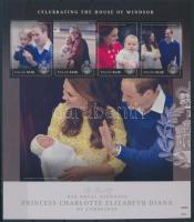 Királyi család kisív, Royal family mini sheet