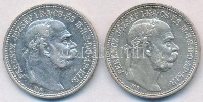 1912KB-1914KB 1K Ag "Ferenc József" (2x) T:2