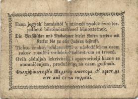 1848-49. 30kr (3x), 1Ft (1x), 5Ft (1x) "Kossuth bankók" T:II/III,III