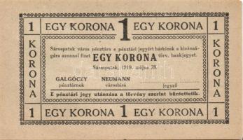 Sárospatak 1919. 1K T:I