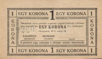 Sárospatak 1919. 1K T:I