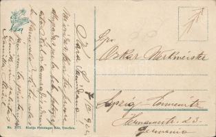 Javorina, Tatranská Javorina (Tátra); látkép templommal. Feitzinger Ede No. 1071. / church, TCV card...