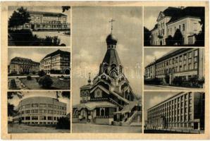 10 db régi és modern magyar és történelmi magyar városképes lap, vegyes minőség / 10 pre-1945 and mo...