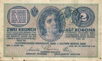 1904-1919. 2K,5K,10K (2klf),25K,50K, benne hamis ellenbélyeg, -bélyegzők T:II,III