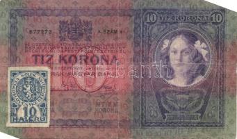 1904-1919. 2K,5K,10K (2klf),25K,50K, benne hamis ellenbélyeg, -bélyegzők T:II,III