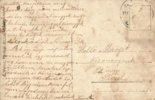 1914 Versec, Vrsac; Vasúti váltóőrház / railway flag-officer, guard house station. A. Weiser photo (...