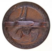 Sződy Szilárd (1878-1939) ~1935. Levente lövész jelvény, Br jelvény (48mm) T:2