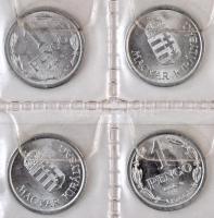 1941-1945. ~95db-os Al pengő gyűjtemény, sok szép tartású érmével. Használt gyűrűs érmeberakóban T:v...