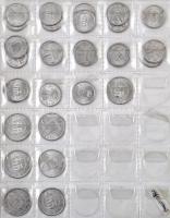 1941-1945. ~95db-os Al pengő gyűjtemény, sok szép tartású érmével. Használt gyűrűs érmeberakóban T:v...