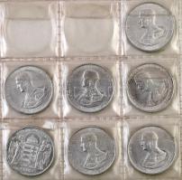 1941-1945. ~95db-os Al pengő gyűjtemény, sok szép tartású érmével. Használt gyűrűs érmeberakóban T:v...