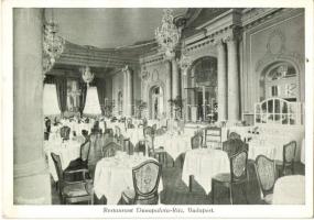 Budapest V. Hotel Dunapalota Ritz szálloda, étterem, belső. 1938 Léva visszatért So. Stpl