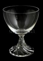 Lalique kehely készlet (6 db), jelzett, hibátlan, m:10 cm (6×)