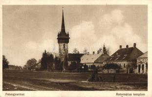 1929 Fehérgyarmat, Református templom. Mátyás Adolf kiadása