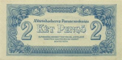 1944. 2P "V.H." (2x) T:I,I- kis folt