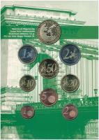 2003. 1c + 2c + 5c + 10c + 20c + 50c + 1EUR + 2EUR próbaveretek + "Népszavazás Magyarország Eur...