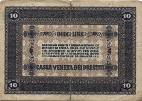 Olaszország/Velence/osztrák megszállás 1918. 50c, 1L, 2L, 10L, 20L T:III,IV