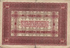 Olaszország/Velence/osztrák megszállás 1918. 50c, 1L, 2L, 10L, 20L T:III,IV