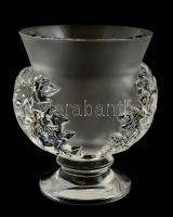 Lalique kelyhek, dohányzó készlet, jelzettek, egyik kelyhen nagyon apró csorba,  összesen: 5 db