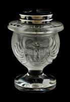 Lalique kelyhek, dohányzó készlet, jelzettek, egyik kelyhen nagyon apró csorba,  összesen: 5 db