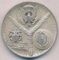 Amerikai Egyesült Államok 1963. "John Fitzgerald Kennedy 1917-1963" peremen jelzett Ag eml...